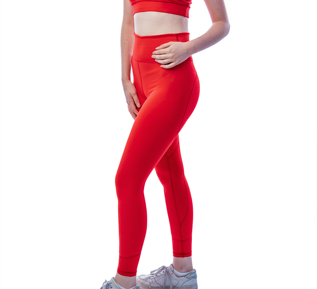 Training-Red-Outfit-Sport-Leggings